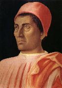 Andrea Mantegna Portrait of Cardinal de'Medici oil on canvas